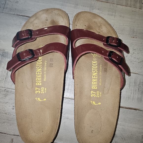 Birkenstock Women's Sandals - Rich Burgundy - Picture 4 of 7